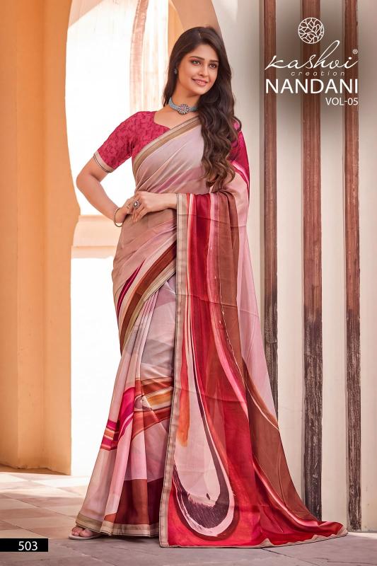 Kashvi nandani vol 5 best saree collection in surat